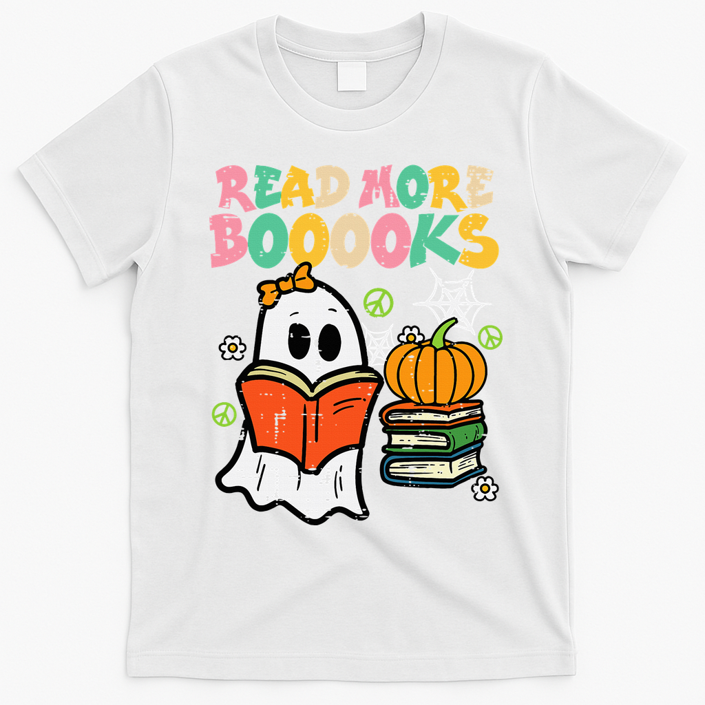 Bookworm Halloween Costume T-Shirt - White