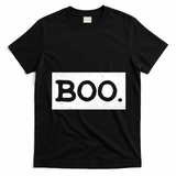 Boo Halloween Festive T-Shirt - Black