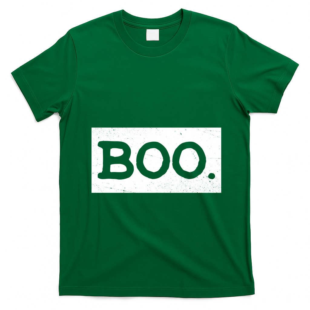 Boo Halloween Festive T-Shirt - Irish Green