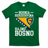 Bosnia Herzegovina Lion For Soccer Fans T-Shirt - Irish Green