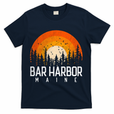 Bar Harbor Maine Me Great Gift Retro Vintage 70s 80s 90s Gift T-Shirt - Navy