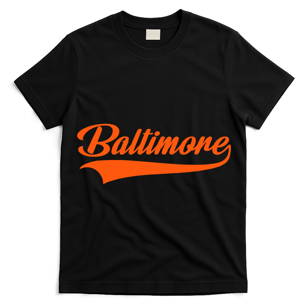 Baltimore Hometown Pride Md Throwback Design T-Shirt