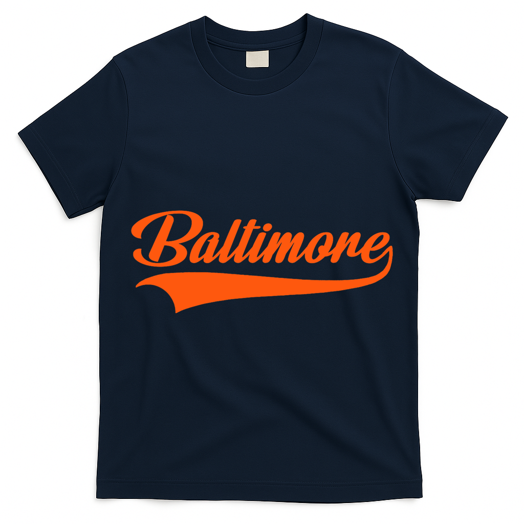 Baltimore Hometown Pride Md Throwback Design T-Shirt