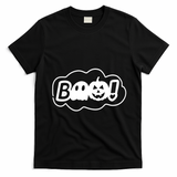 Boo Halloween Pumpkin Season T-Shirt - Black
