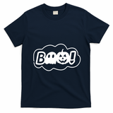 Boo Halloween Pumpkin Season T-Shirt - Navy Blue
