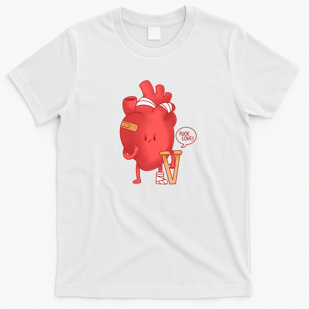 Broken Heart - White