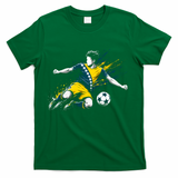 Bosnia Herzegovina Soccer Team Flag T-Shirt - Green