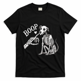 Boop Hand Skeleton And Dog T-Shirt - Black