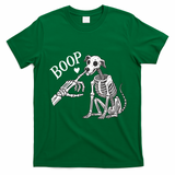 Boop Hand Skeleton And Dog T-Shirt - Irish Green