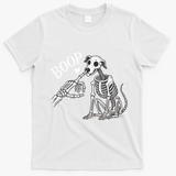 Boop Hand Skeleton And Dog T-Shirt - White