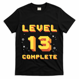 Born In 2008 Level 13 Complete 13th Birthday Retro Gaming Cute Gift T-Shirt