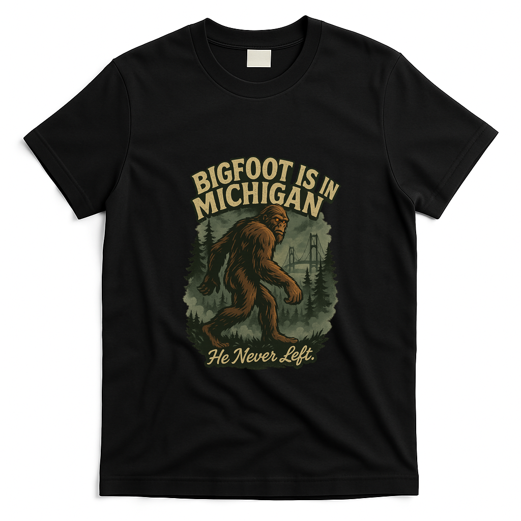Bigfoot Is In Michigan T-Shirt