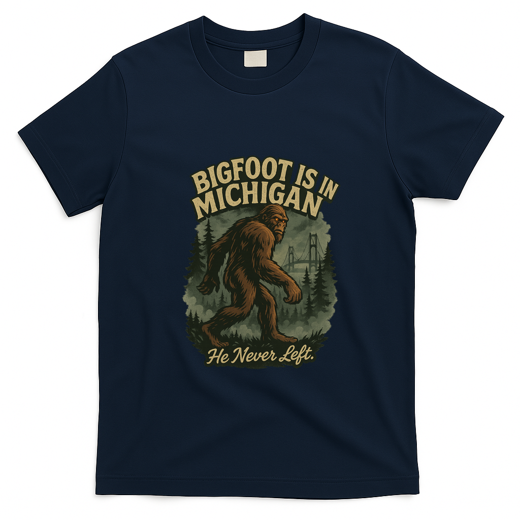 Bigfoot Is In Michigan T-Shirt