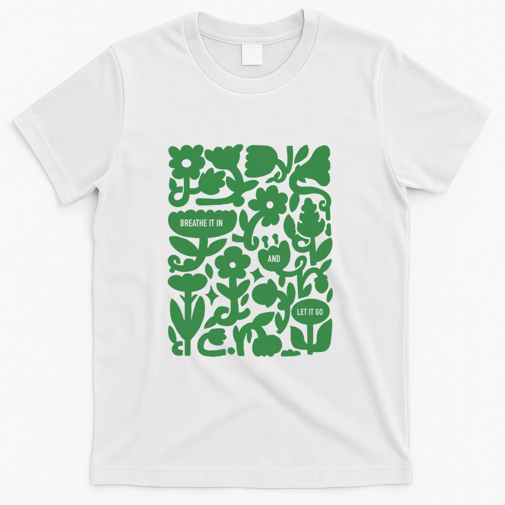 Breathe It In And Let It Go - White