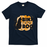 Binx Is My Boo Halloween Cat Scary Holiday Horror Night T-Shirt - Navy Blue