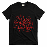 Believe In The Magic Of Christmas T-Shirt - Black