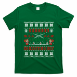 Bassoon It Will Be Christmas Day Gift Ugly Gift T-Shirt - Irish Green