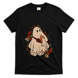 Boo Jee Fall Halloween Ghost Funny T-Shirt - Black