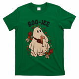 Boo Jee Fall Halloween Ghost Funny T-Shirt - Irish Green