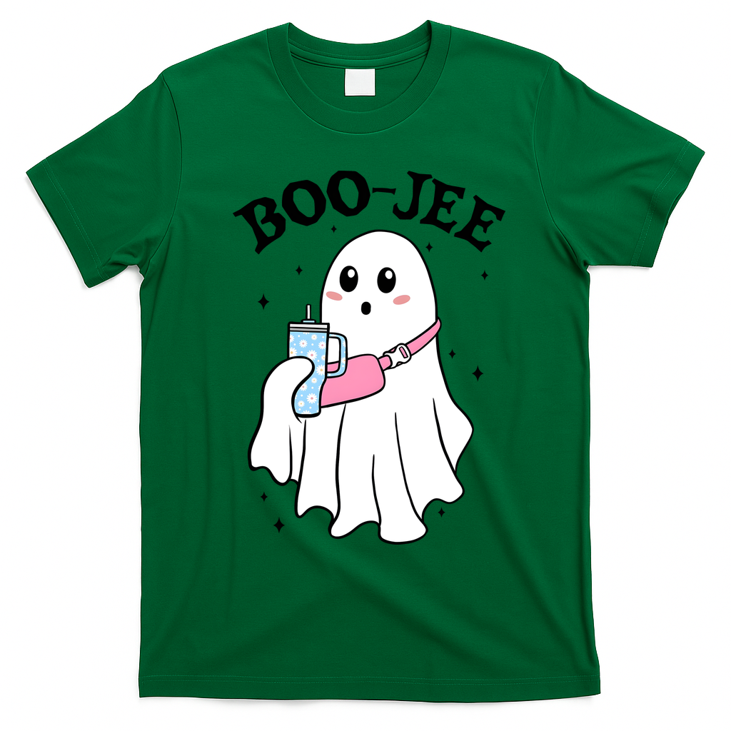 Boo Jee Halloween T-Shirt - Irish Green