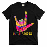 Be Kind ASL Love Sign Language Hand Autism T-Shirt - Black
