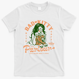 Bad Kitty Parlour Jaguar Art. Dive Bar Speakeasy Lounge Gift - White