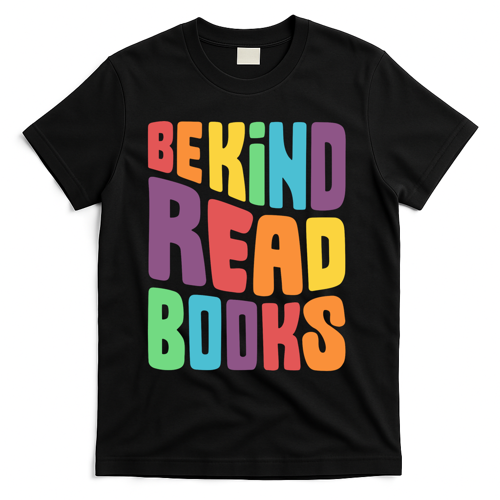 be kind read books - Black