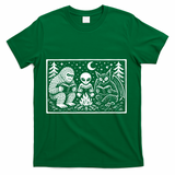 Book Lover Cryptid Club Reader Gift T-Shirt - Green