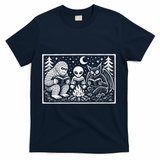 Book Lover Cryptid Club Reader Gift T-Shirt - Navy