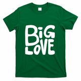Big Love White on Black - Green