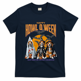Beagle Mom Dad Halloween Lovers T-Shirt - Navy Blue