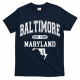 Baltimore Maryland Est. 1729 Varsity T-Shirt