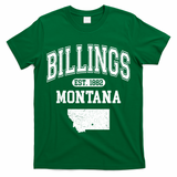 Billings Montana Est. 1882 Varsity T-Shirt