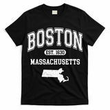 Boston Massachusetts Est. 1630 Varsity T-Shirt