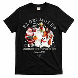 Blow Molds Make Holidays Glow Since 1957 Christmas Halloween T-Shirt - Black