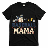 Baseball Mama Retro T-Shirt