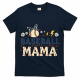 Baseball Mama Retro T-Shirt
