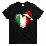 Buon Natale Italian Family Christmas Italy Pride T-Shirt - Black