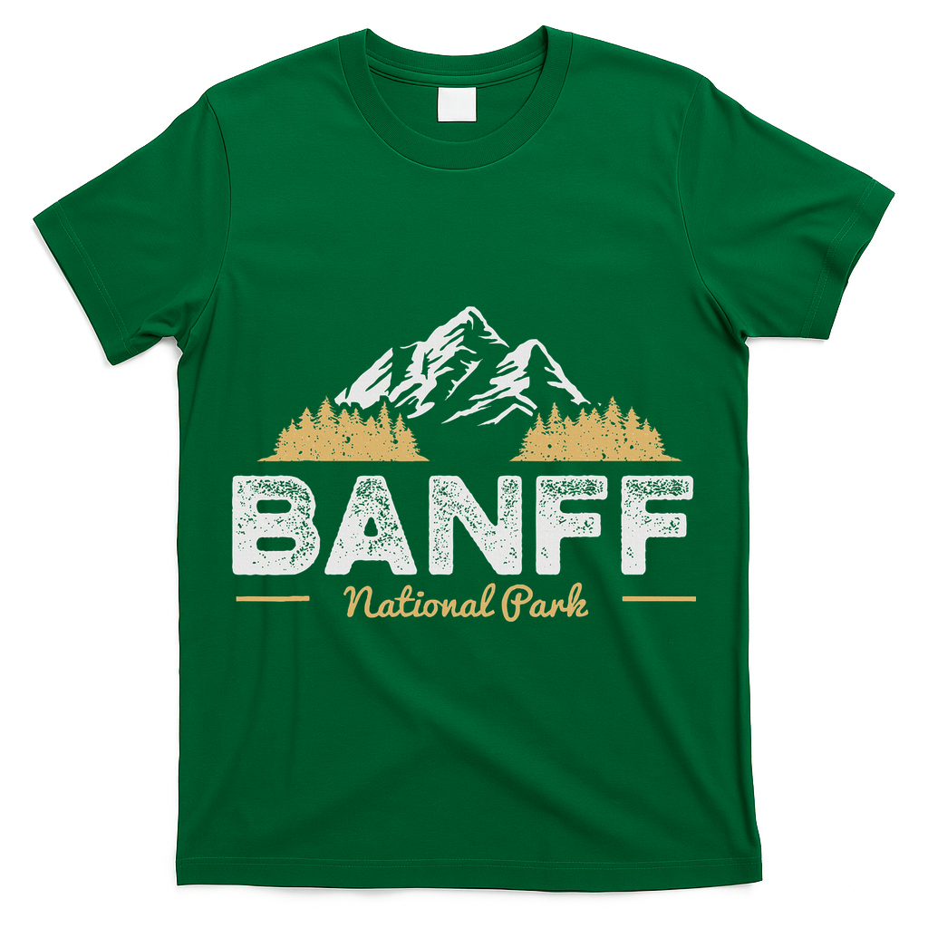 Banff National Park Souvenir Canada Mountain Outdoors T-Shirt