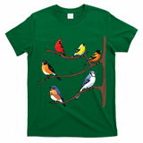 Birds On A Branch Birding Birdwatching Birder Bird Watcher T-Shirt