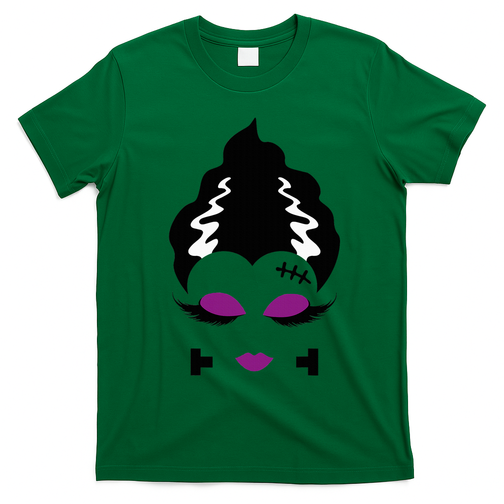 Bride Of F.R.A.N.K.E.N.S.T.E.I.N Monster Halloween Costume T-Shirt - Irish Green