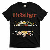 Brother Of The Little Wildflower Birthday Party Baby Shower T-Shirt