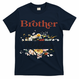 Brother Of The Little Wildflower Birthday Party Baby Shower T-Shirt