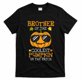 Brother Of The Coolest Pumpkin In The Patch Halloween Boy T-Shirt - Black