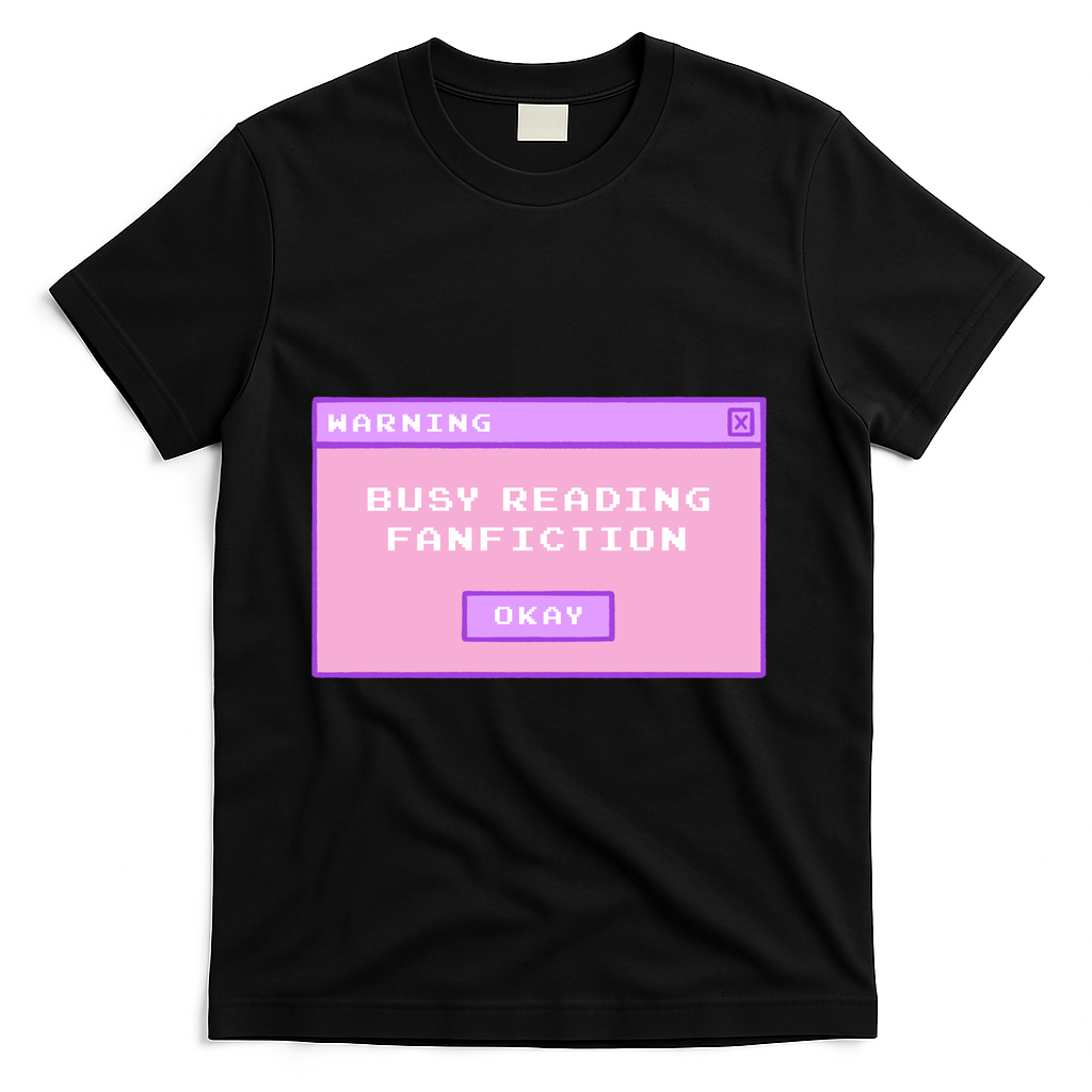 busy reading fanfiction - Black