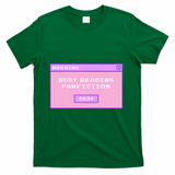 busy reading fanfiction - Green