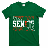 Basketball Senior 2026 Graduate Graduation T-Shirt - Green