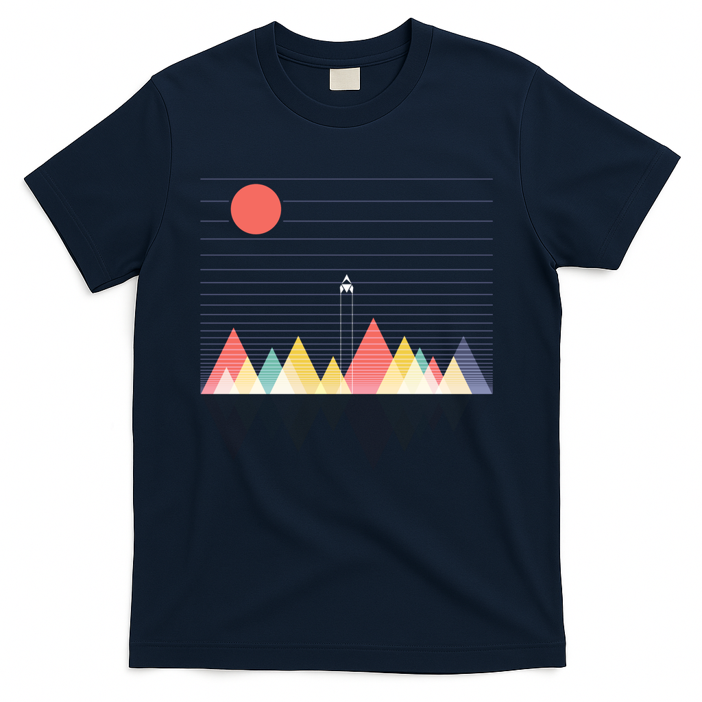 Beyond Space - Abstract Minimal Space - Navy