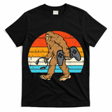 Bigfoot Sasquatch Gamer Retro Gaming T-Shirt