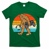 Bigfoot Sasquatch Gamer Retro Gaming T-Shirt